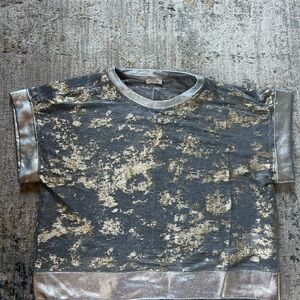 Pilcro Silver Shine Top